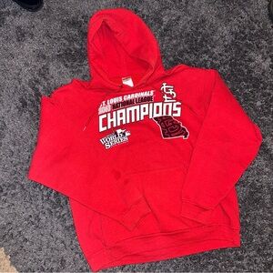 2013 St Louis National League Champions Hoodie Size Large Cardinals Cardinals